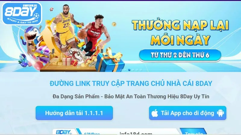 giới thiệu 4 8Day luôn cập nhật nhiều khuyến mãi cho người chơi